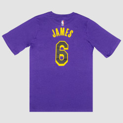 Jordan Nk Essential Statement N&N Ss - 8-20Y - La Lakers Lebron Purple/Gold