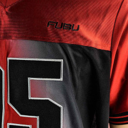 FUBU Corporate Gradient Football Jersey red/black/white