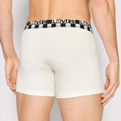 Levis Men Checkerboard Wb Boxer Brief 2P White/Black