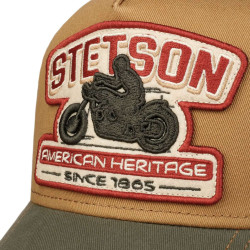 Stetson Trucker Cap Motorcycle beige/olive