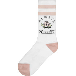 American Socks Always Late - Mid High White