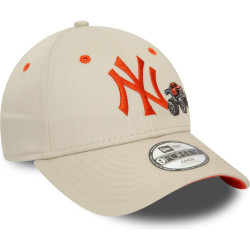 Detská šiltovka New Era 940K MLB New York Yankees Child Monster Truck Light Beige 9FORTY Adjustable Cap bledohnedá