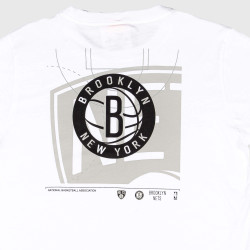 Nike Nba Nk Essential Bp Ss Tee - 8-20 Brooklyn Nets White