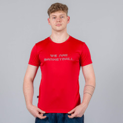 Peak Basketball Trainning T-Shirt Dk.Red