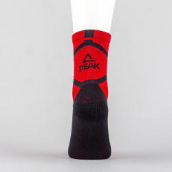 Basketbalové ponožky PEAK Basketball Pro Socks červeno-čierne