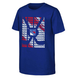 Outer Stuff Nhl Box Ss Ctn Tee New York Rangers Blue