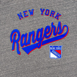 Outer Stuff Nhl Classic Ss Triblend Tee New York Rangers Grey