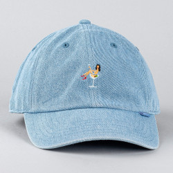 DJINN'S Dad Cap Coloured Girl Washed Denim