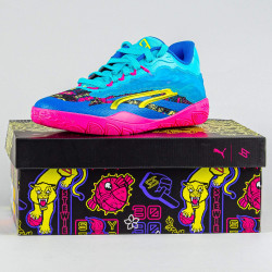 Basketbalové tenisky Puma wmns Stewie 3 Midnight In Tokyo Shoe Bright Aqua/Fluro Pink Pes/Black