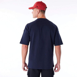 Tričko New Era MLB New York Yankees Rib Infill Navy Oversized T-Shirt tmavomodré