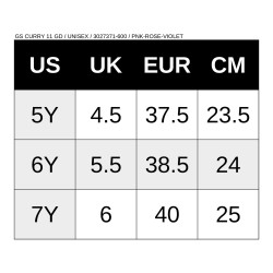 Under Armour GS CURRY 11 GD PINK/ROSE/VIOLET