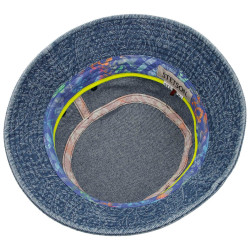 Klobúk Stetson Bucket Denim Paisley Festival modrý