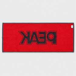 Športový uterák PEAK Teamline Towel sivo-červený