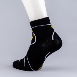 Peak Medium Cut Socks Black