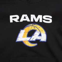 Re:Covered NFL Core Logo Hoody Los Angeles Rams Solid Black