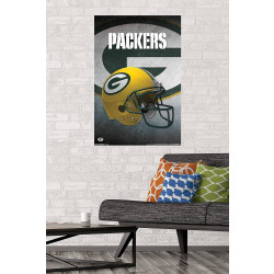 Plagát NFL Poster Green Bay Packers Helmet