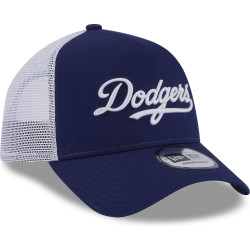 NEW ERA 940 MLB Af trucker GORRA Los Angeles Dodgers Team Script 9FORTY Navy