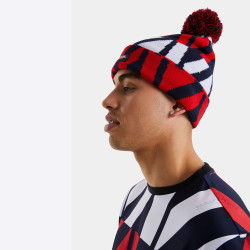 Nautica Wyler Pom Pom Beanie Dark Navy