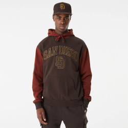 New Era San Diego Padres MLB Heritage Brown Oversized Hoodie