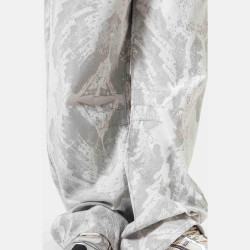Baggy nohavice Sixth June CAMO Baggy Pants sivé