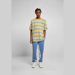 Starter Block Stripes Tee horizonblue/californiayellow/white