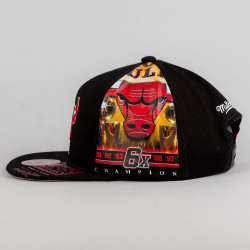 Mitchell & Ness NBA SHIRT REMIX SNAPBACK HWC CHICAGO BULLS BLACK