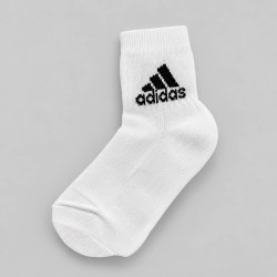 Detské športové ponožky adidas adiCrew 3pp biele (EU 24-29)