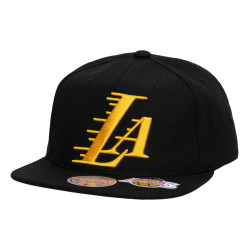 Mitchell & Ness DEAD REMIX DEADSTOCK SNAPBACK HWC LOS ANGELES LAKERS Black