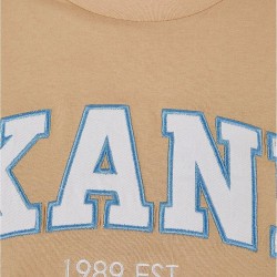 Karl Kani KK Serif Crop Block Tee sand/light sand/brown