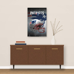 Plagát NFL Poster New England Patriots Helmet