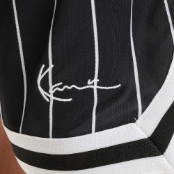 Pánske kraťasy Karl Kani Small Signature Pinstripe Mesh Shorts čierne