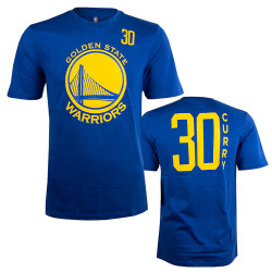 Outer Stuff Nba Standing Tall Ss Tee Golden State Warriors Curry Stephen Blue