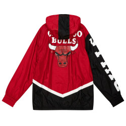 Mitchell & Ness Undeniable Full Zip Windbreaker Chicago Bulls Scarlet