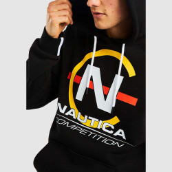 Nautica Tier Hoody Black