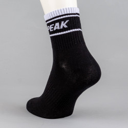 Peak High Cut Socks Black