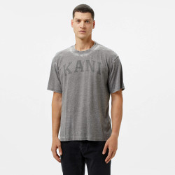 Karl Kani Serif Burnout Tee anthracite