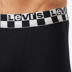 Levis Men Checkerboard Wb Boxer Brief 2P White/Black