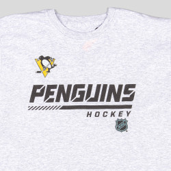 Fanatics Nhl Apro Prime Ss Ctn Tee Pittsburgh Penguins Grey