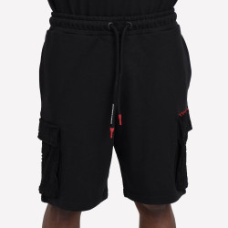 Sprayground Jacquard Insert Cargo Shorts Black