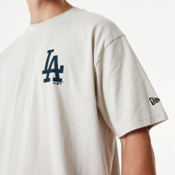 Tričko New Era La Dodgers MLB Stadium Graphic Cream Oversized T-Shirt krémovo biele