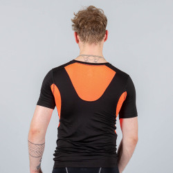 PEAK FUNCTIONAL T-SHIRT Black/Fluorescent orange