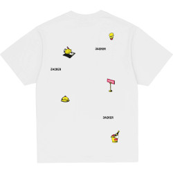 Tričko Jacker Deal T-shirt biele