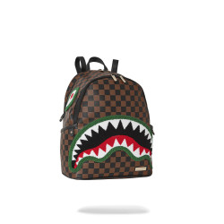 Sprayground Romeo Air Italia Shark Savage Backpack Brown