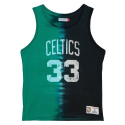 Mitchell & Ness NBA Tie Dye Cotton N&N Tank BOSTON CELTICS LARRY BIRD BLACK / GREEN