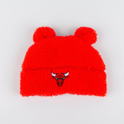 Outer Stuff Shearling Ears Beanie - Inf Os Chicago Bulls Red