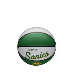 Wilson NBA Team Retro Mini Basketball Seattle Supersonics (sz. 3)
