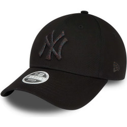 Dámska šiltovka New Era 940W MLB New York Yankees Womens Metallic Logo Black 9FORTY Adjustable Cap čierna