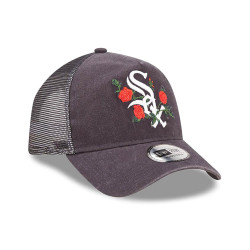 New Era MLB Chicago White Sox Flower Blue 9FORTY A-Frame Trucker Cap Blue