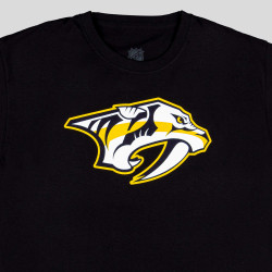 Outer Stuff Nhl Primary Logo Ss Tee Nashville Predators Black