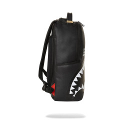 Sprayground Shark Central 2.0 Black On Grey Sp Dlxsv Backpack Black